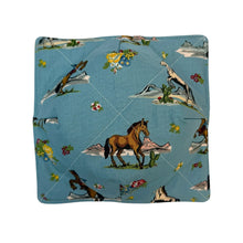 Load image into Gallery viewer, Cowgirl Rides On Microwave Bowl Cozy