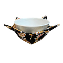 Load image into Gallery viewer, Black Birds Microwave Bowl Cozy