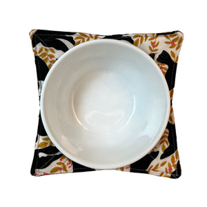 Black Birds Microwave Bowl Cozy