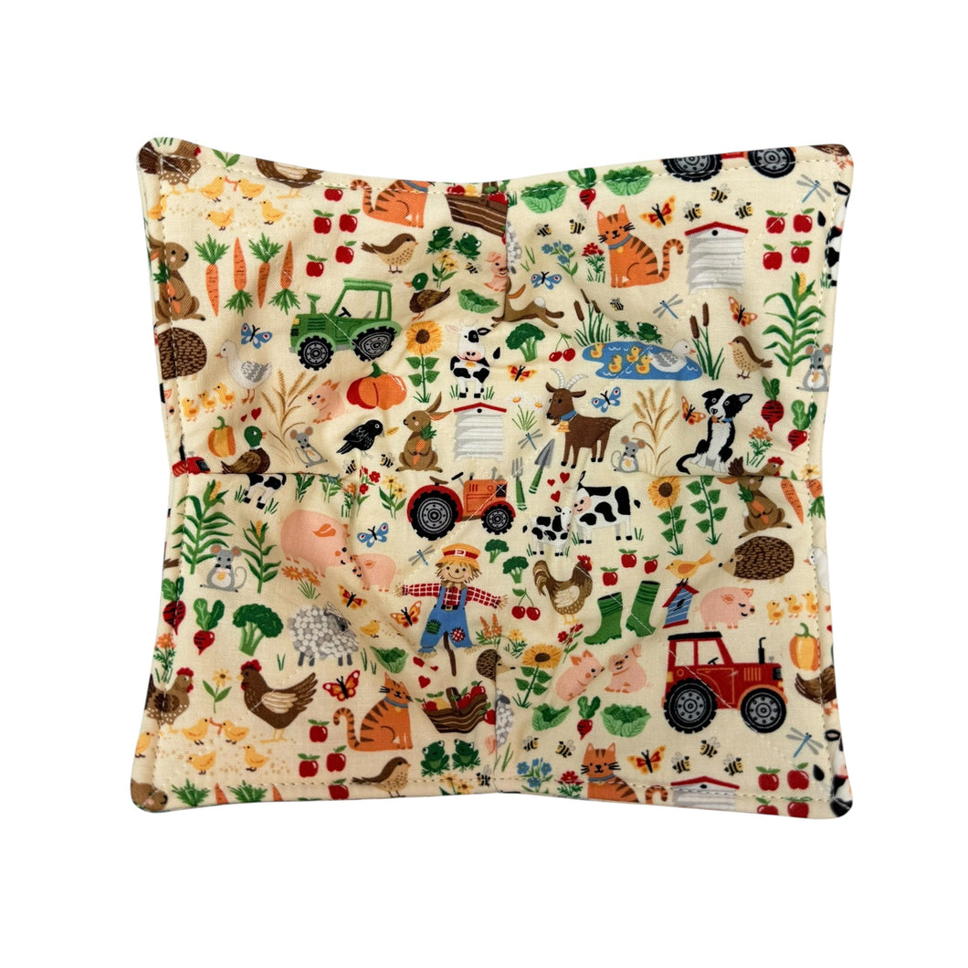 Farm Life Microwave Bowl Cozy