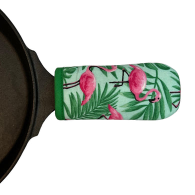 Flamingo Paradise Cast Iron Skillet Mitt