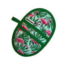 Load image into Gallery viewer, Flamingo Paradise Mini Pincher Mitt