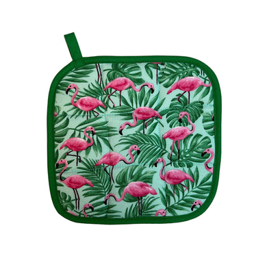 Flamingo Paradise Pot Holder