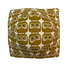 Load image into Gallery viewer, Gold Owls Microwave Bowl Cozy
