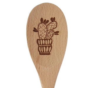 Cactus Wooden Spoon