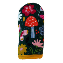 Load image into Gallery viewer, Floral Mushrooms Cast Iron Handle Mitt