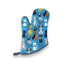 Load image into Gallery viewer, Vintage Dogs Oven Mitt