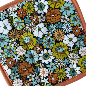 70's Flowers Pot holder