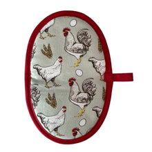 Load image into Gallery viewer, Barnyard Chickens Mini Pincher Mitt