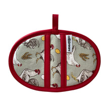 Load image into Gallery viewer, Barnyard Chickens Mini Pincher Mitt