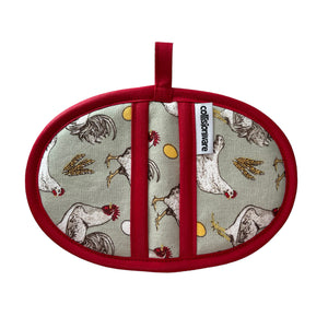 Barnyard Chickens Mini Pincher Mitt