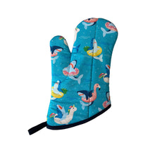 Load image into Gallery viewer, Shark Pool Party Oven Mitt