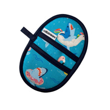 Load image into Gallery viewer, Shark Pool Party Mini Pincher Mitt