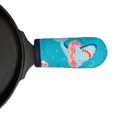 Shark Pool Party Cast Iron Skillet Mitt