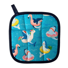 Load image into Gallery viewer, Shark Pool Party Pot Holder