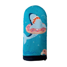 Load image into Gallery viewer, Shark Pool Party Cast Iron Skillet Mitt