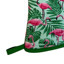 Load image into Gallery viewer, Flamingo Paradise Oven Mitt