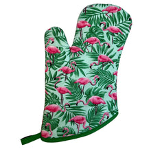 Load image into Gallery viewer, Flamingo Paradise Oven Mitt