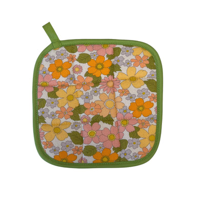 Vintage Wildflowers Pot Holder