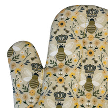 Load image into Gallery viewer, Queen Bee Oven Mitt