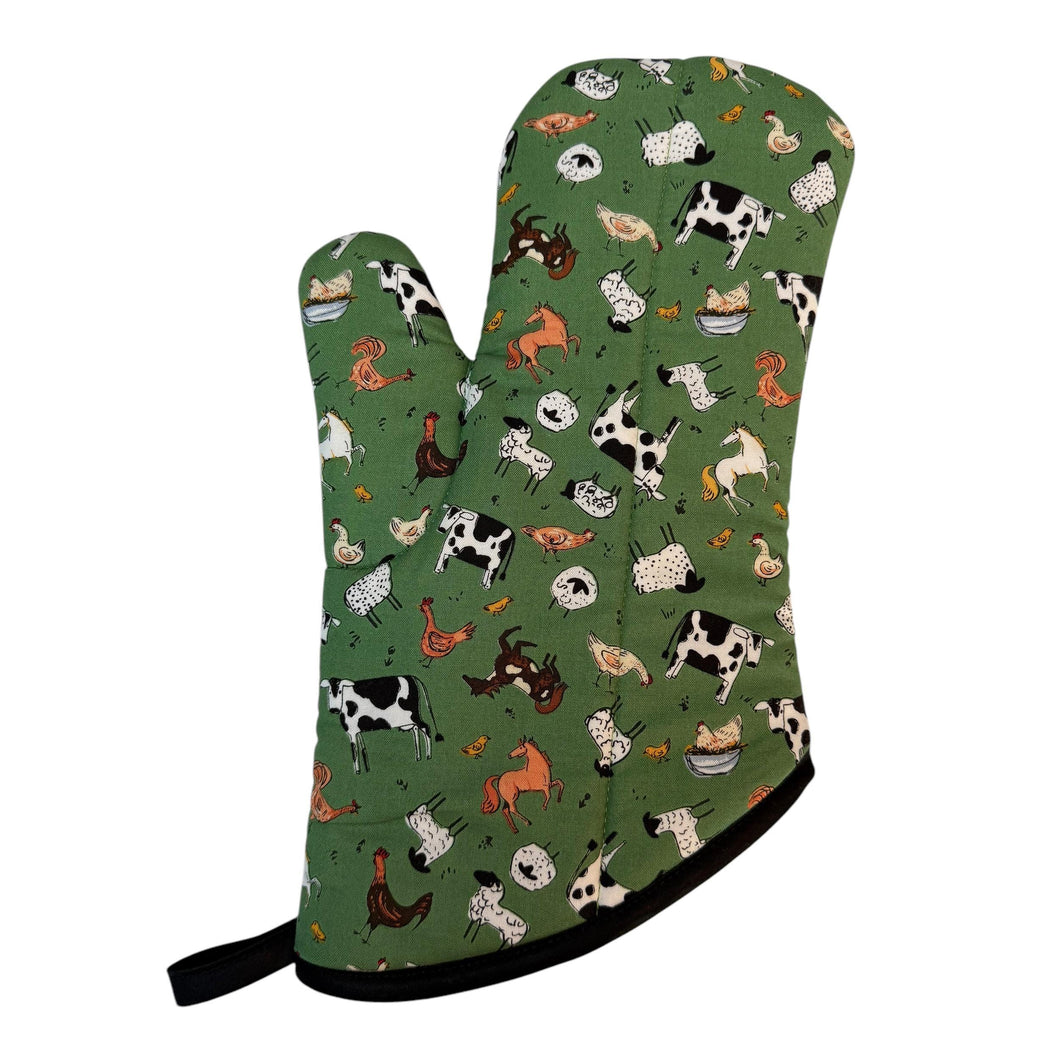 Down on the Farm Oven Mitt