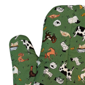 Down on the Farm Oven Mitt