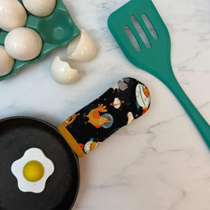 Chicken Galaxy Cast Iron Skillet Mitt