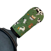 Load image into Gallery viewer, Down on the Farm Cast Iron Skillet Mitt