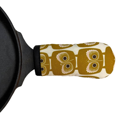 Gold Owls Cast Iron Handle Mitt