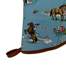Load image into Gallery viewer, Cowgirl Rides On Oven Mitt