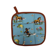 Load image into Gallery viewer, Cowgirl Rides On Pot Holder