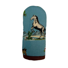 Load image into Gallery viewer, Cowgirl Rides On Cast Iron Handle Mitt