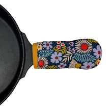 Load image into Gallery viewer, Petals in the Sun Cast Iron Handle Mitt