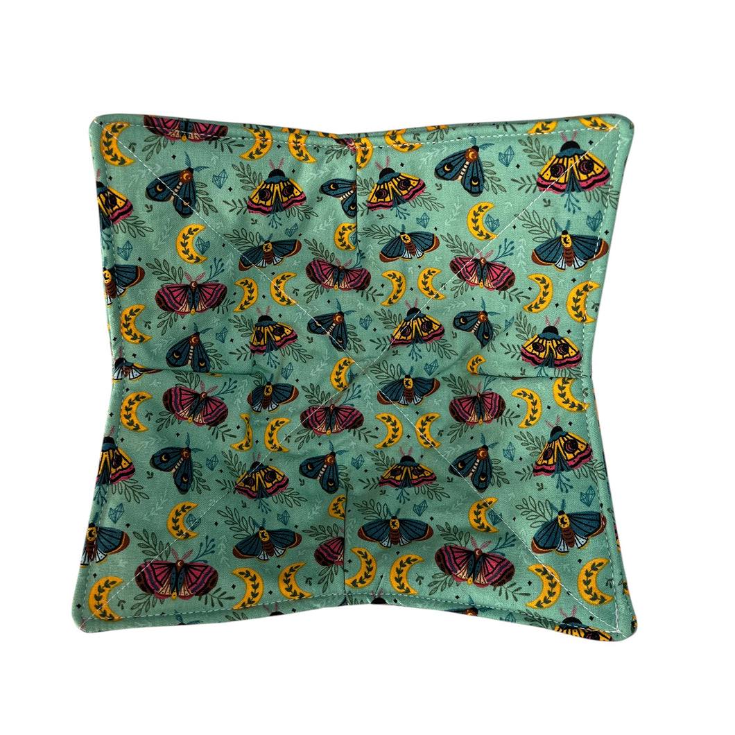 Moonlit Moths Microwave Bowl Cozy