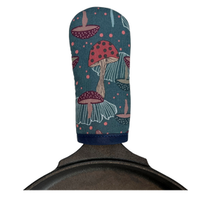 Mystic Mushrooms Cast Iron Handle Mitt