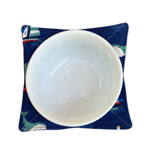 Load image into Gallery viewer, Nautical Microwave Bowl Cozy