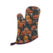 Load image into Gallery viewer, Wicked Pumpkin Oven Mitt