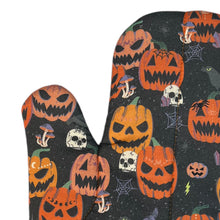 Load image into Gallery viewer, Wicked Pumpkin Oven Mitt