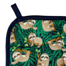 Load image into Gallery viewer, Lazy Day Sloths Pot holder