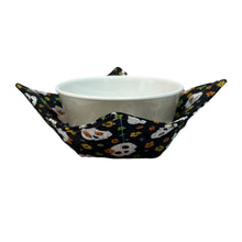 Load image into Gallery viewer, Skulls in Bloom Microwave Bowl Cozy