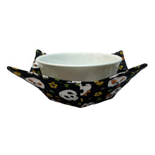 Load image into Gallery viewer, Skulls in Bloom Microwave Bowl Cozy