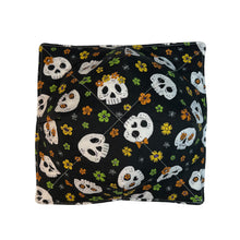 Load image into Gallery viewer, Skulls in Bloom Microwave Bowl Cozy