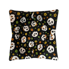 Load image into Gallery viewer, Skulls in Bloom Microwave Bowl Cozy