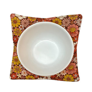 70's Sunburst Microwave Bowl Cozy