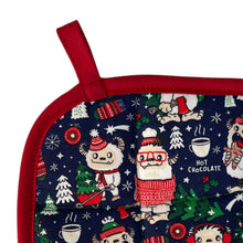 Load image into Gallery viewer, Yeti Christmas Pot Holder