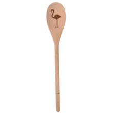 Load image into Gallery viewer, Flamingo Wooden Spoon