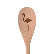 Load image into Gallery viewer, Flamingo Wooden Spoon