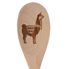 Load image into Gallery viewer, Llama Wooden Spoon