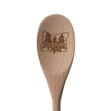 Load image into Gallery viewer, Oregon Wooden Spoon