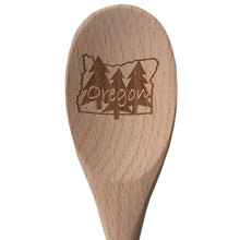 Load image into Gallery viewer, Oregon Wooden Spoon